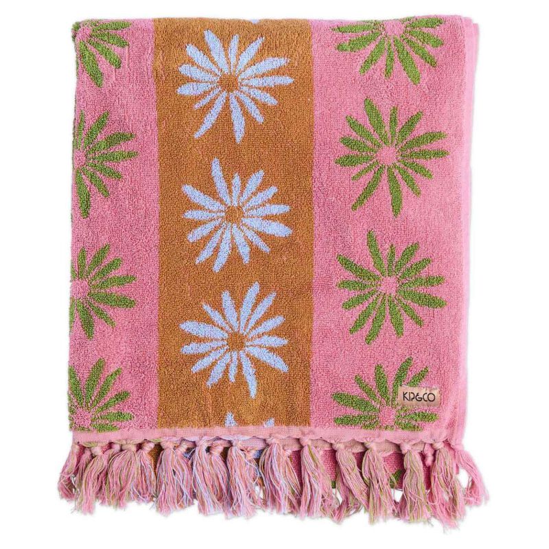 Kip&Co Little Daisy Terry Bath Sheet / Beach Towel image number 0